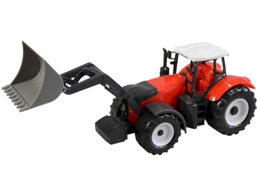 07774 - Traktor s nástrojem, na setrvačník, 10x29x9cm