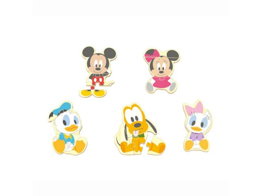12304 - Mickey puzzle, 12 x 9,6 x 0,4 cm