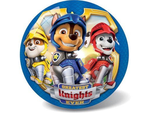 20205 - Míč Paw Patrol - Rescue knights, 14 cm