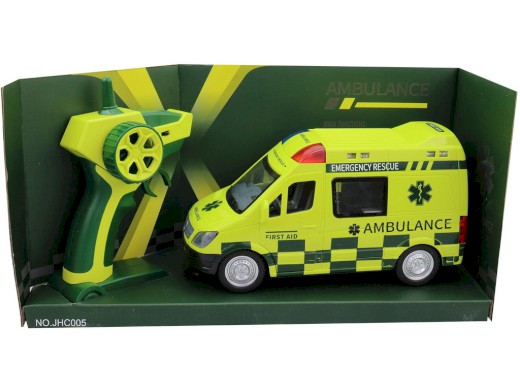 15836 - Ambulance na ovládání, 22 x 12,5 x 8,5 cm
