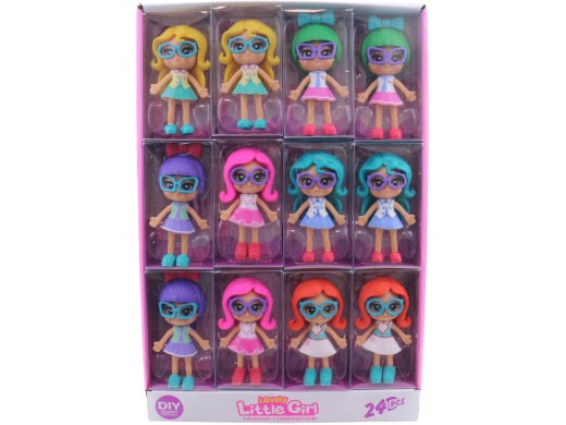 Panenka s brýlemi, 9 cm, 24 ks v display boxu