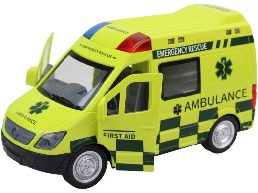 15836 - Ambulance na ovládání, 22 x 12,5 x 8,5 cm