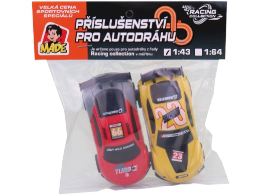21559 - Autodráha náhradní autíčka, 2 ks 1:43