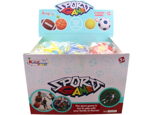 Míčky 10 cm, 12 ks v display boxu