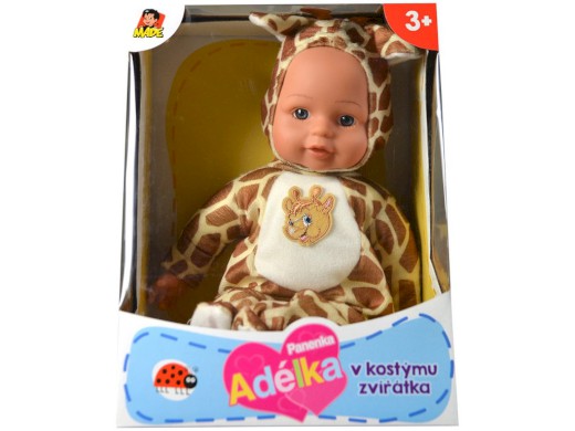 03704 - Panenka zvířátko, 33 cm