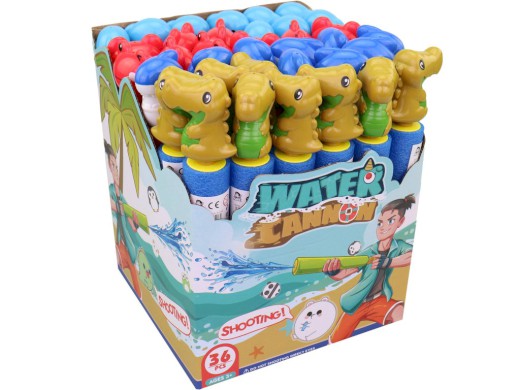 Vodní pumpa se zvířátky, 30 x 4 cm, 24 ks v display boxu