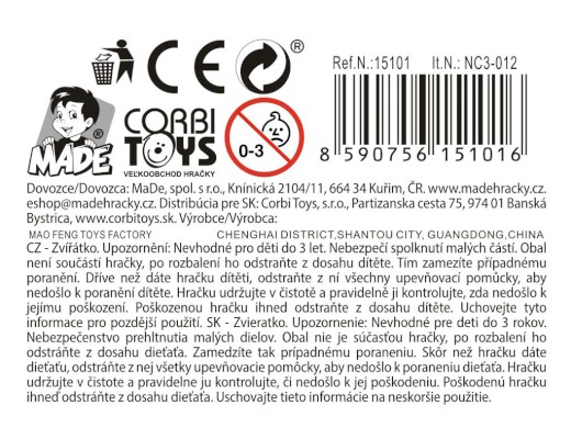 15101 - Zvířátka domácí, 5,5 x 4,5 cm