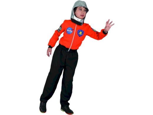 09393 - Šaty na karneval - kosmonaut, 110 - 120 cm