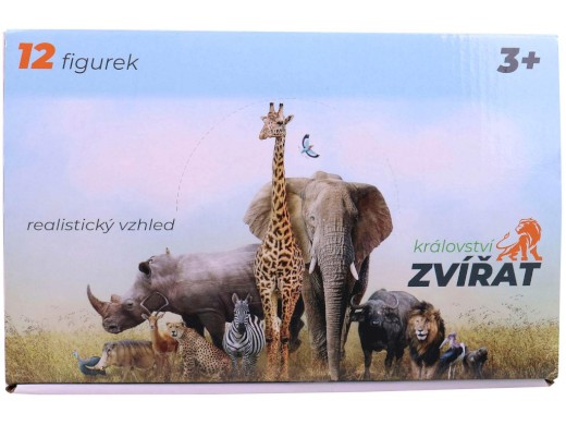 Zvířátka domácí 12 ks  v display  boxu, 12,5 cm