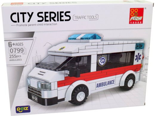 Malý mechanik kostky, ambulance, 255 kostek