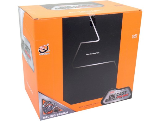 18163 - Auta kovová, zpětný chod, 10,5 x 2,8 x 4,5 cm, 24 ks v display boxu