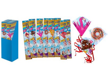 12395 - LÉTAJÍCÍ DRACI V DISPLAY BOXU 24 DISPLAY- 8 DRUHŮ, velikost 59 x 55 cm