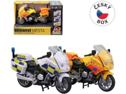90136-33538 Dětská motorka ambulance a policie– světlo a zvuk