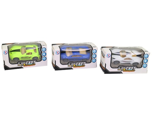 13827 - Auto kovové, zpětný chod, 9 x 4,5 x 3 cm