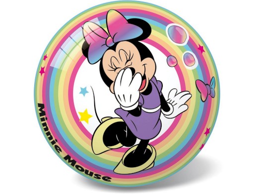 13394 - Míč Minnie duhový, 14 cm