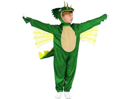 09709 - Šaty na karneval - dinosaurus, 80 - 92 cm