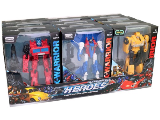 14026 - Robot - auto, měnící se, 12 x 12,5 cm