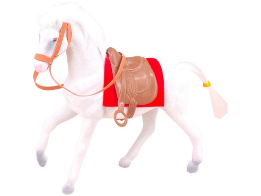 15691 - Kůň se sedlem, 18 x 17 x 6 cm