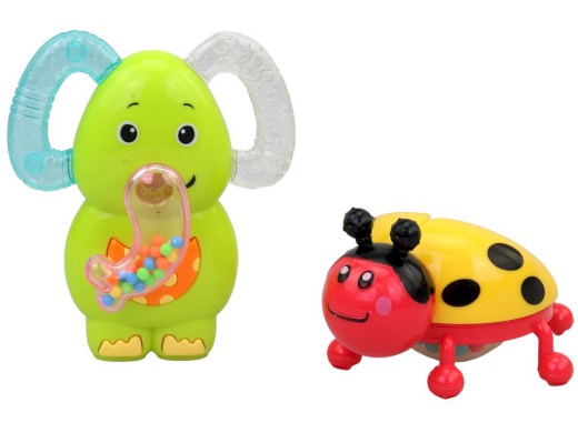 18142 - Chrastítka, 2 ks, 12 x 9 cm