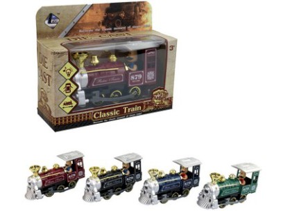 14342 - Lokomotiva  se světlem a zvukem, na baterie   15 x 4,5 x 7,5 cm