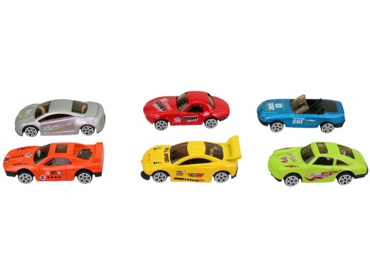 17776 - Auta závodní, volná kola, 7 cm