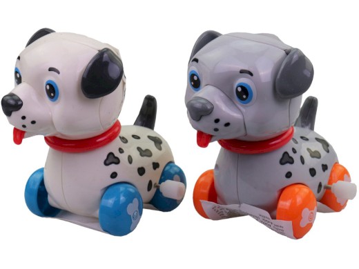 Pejsek na natažení, 12 ks v display boxu, 9 cm