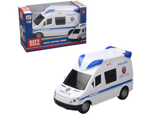14784 - Auto policejní na dálkové ovládání,  21 cm