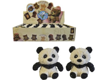 01428 - Panda softová, 8 cm, 24 ks v boxu