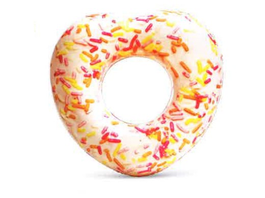 SPRINKLE DONUT HEART TUBE, Age 9+