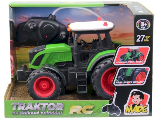Farmářský traktor na dálkové ovládání, 22 cm