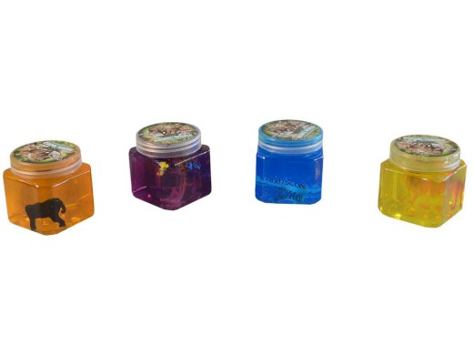 06979 - Sliz se safari zvířátkem, 12 ks v boxu, 6 cm