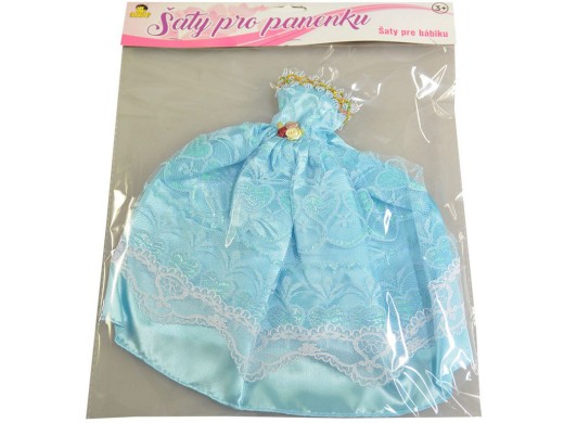 59728 - Šaty plesové pro panenku, 21 druhů - mix, 26 cm