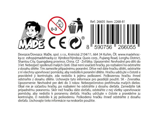 Zvířátka v sáčku, 7-10 cm