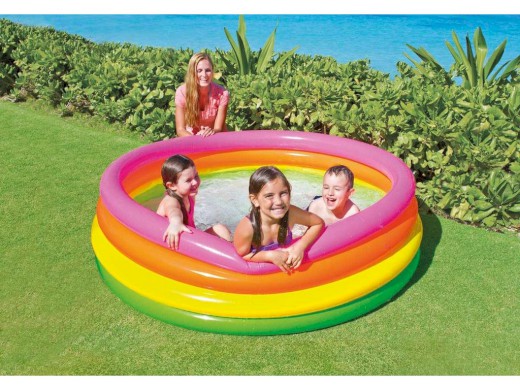 Intex 56441NP - Bazén čtyřbarevný 168 x 46 cm