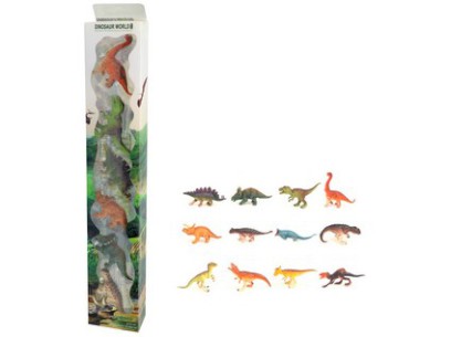 11174 - MaDe Dinosauři, 6 ks, 7x4x46cm