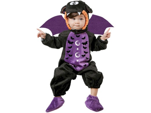 Šaty na karneval - netopýr, 92-104cm