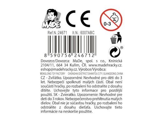 Zvířátka, 36 ks v display boxu