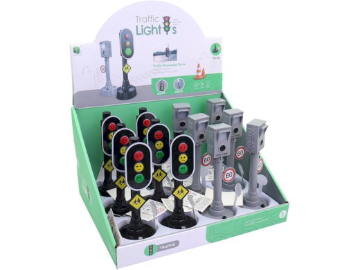 15753 - Semafor a radar, se světlem a zvukem,  15,5 cm