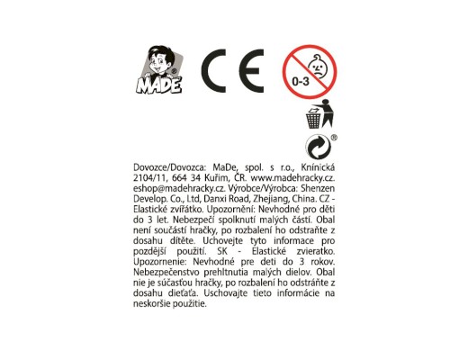 Jednorožec, 12 ks v display boxu, 10 cm