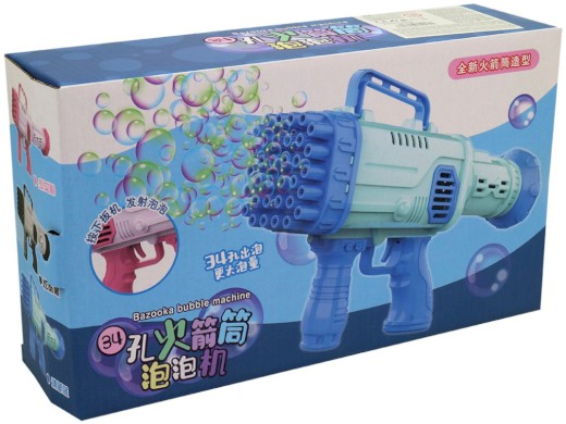 15025 - Bublifuk pistole,34 otvorů, 27,5 x 16 x 7,5 cm