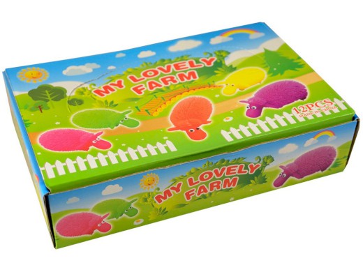 02559 - Ovečka  svítící, 10cm, 12ks v boxu