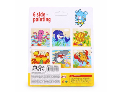 Obrázkové dřevěné kostky