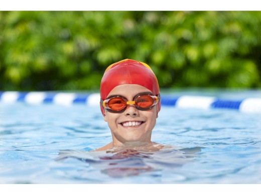 Lil'Color Wave Swim Cap