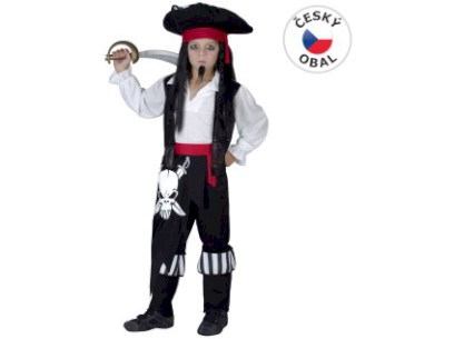50227 - Kostým na karneval - Pirát, 110-120 cm