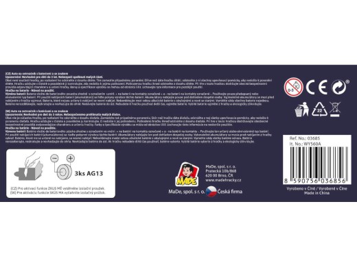 MaDe Auto Policejní s českým hlasem 24 cm