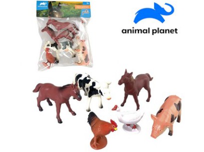 07515 - Zvířátka farma, 6 ks, 12,5 cm