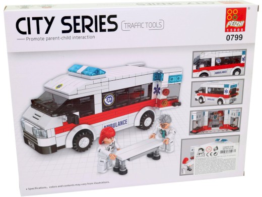 Malý mechanik kostky, ambulance, 255 kostek