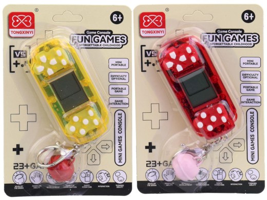 Elektronická hra, 18 ks v display boxu, na baterie