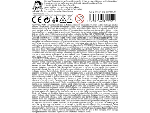 07992 - Kytara, 55 x 21 x 4 cm