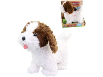 85433-21407 Pejsek chodící, 28 cm